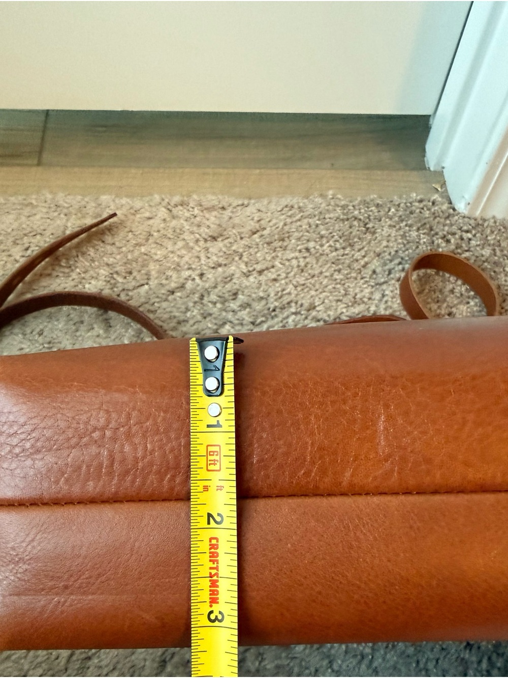 Madewell Brown Leather Crossbody Tote - Picture 11 of 16
